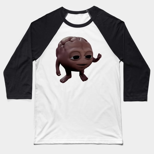 THE BRAIN Baseball T-Shirt by enduratrum